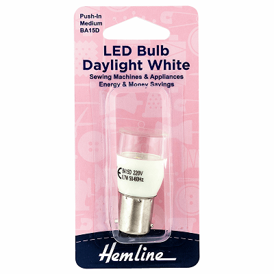 H130.M.LED Sewing Machine Bulb: LED: 220V: Bayonet..